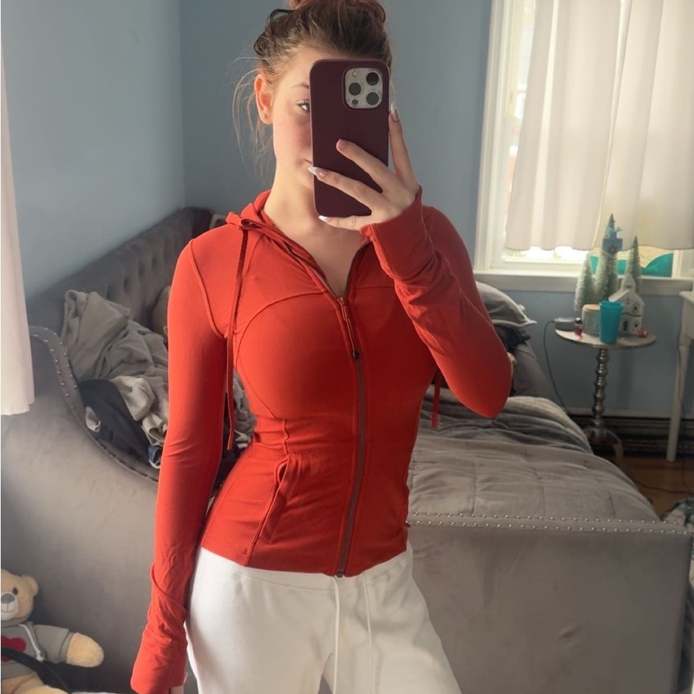 Women's Orange Lulu Define Jacket
